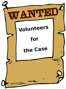 Wanted Volunteers Poster