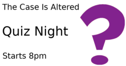 Quiz Night Poster (purple)
