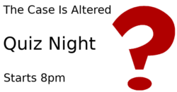 Quiz Night - 8pm Start