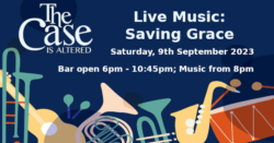 Live Music 9th Sept Poster