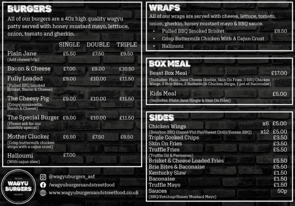 Burger Menu