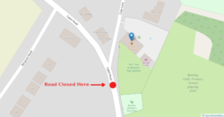 Location of Road Closure