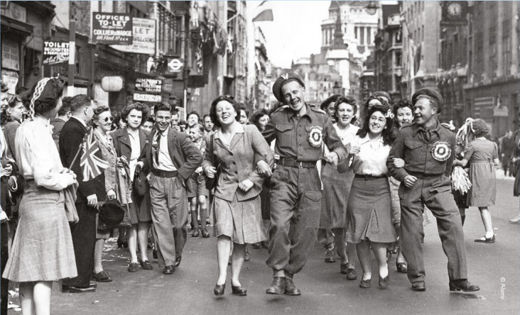 VE Day Celebrations in London 1945
