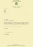 Letter from James Cartlidge MP