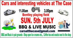 Cars at the Case Pub Sign Poster